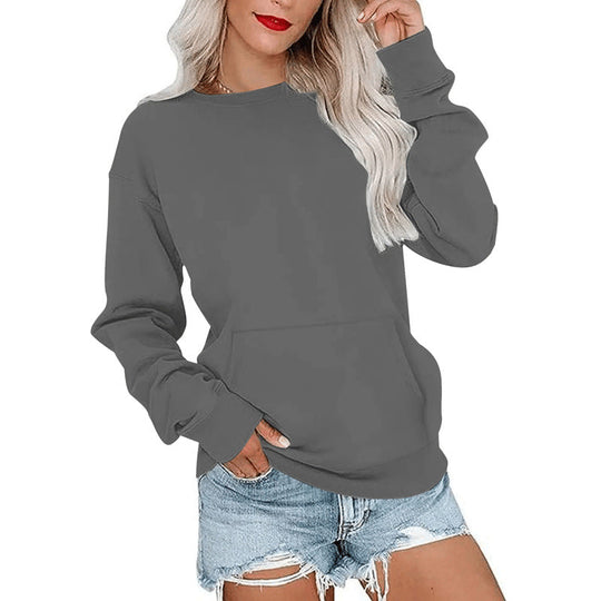 Women's Casual Oversized Crewneck Sweatshirt 👕 Cosy, Roomie & Made for Laid-Back Days ✨