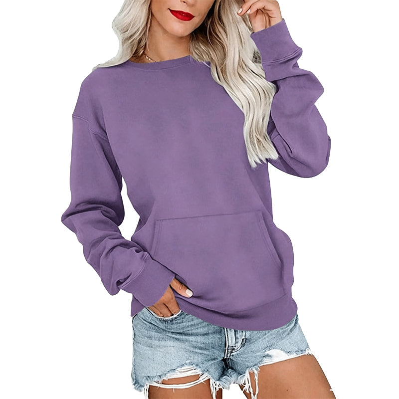 Women's Casual Oversized Crewneck Sweatshirt 👕 Cosy, Roomie & Made for Laid-Back Days ✨