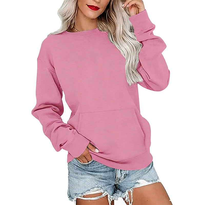 Women's Casual Oversized Crewneck Sweatshirt 👕 Cosy, Roomie & Made for Laid-Back Days ✨
