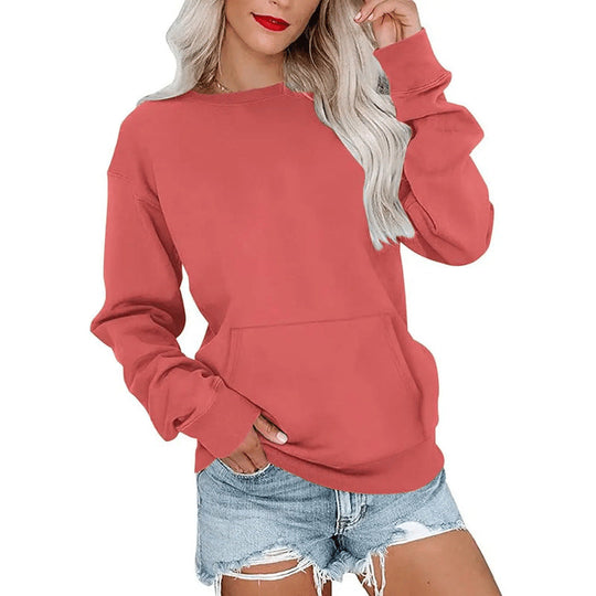 Women's Casual Oversized Crewneck Sweatshirt 👕 Cosy, Roomie & Made for Laid-Back Days ✨