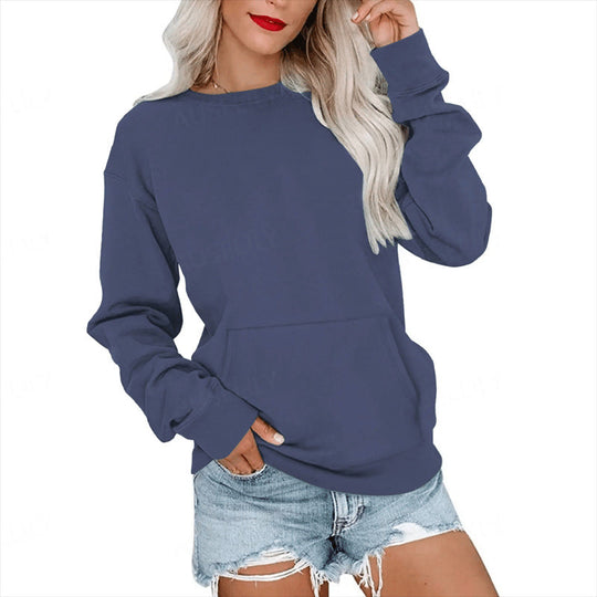 Women's Casual Oversized Crewneck Sweatshirt 👕 Cosy, Roomie & Made for Laid-Back Days ✨