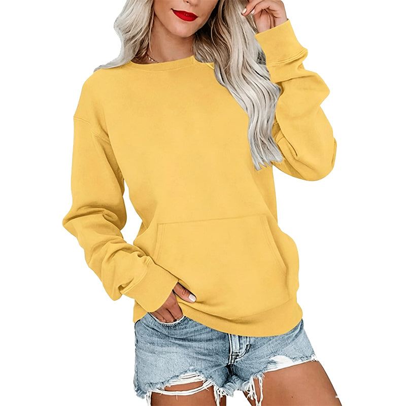 Women's Casual Oversized Crewneck Sweatshirt 👕 Cosy, Roomie & Made for Laid-Back Days ✨