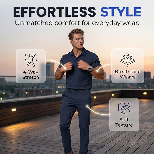 🏢🔄 LIMITED TIME 50% OFF! 👔Men's Casual Suit Set – Versatile design & wrinkle-resistant – From office to dinner effortlessly.