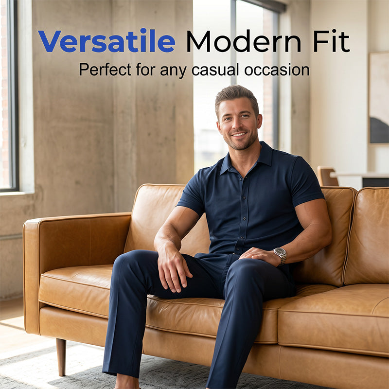 🏢🔄 LIMITED TIME 50% OFF! 👔Men's Casual Suit Set – Versatile design & wrinkle-resistant – From office to dinner effortlessly.