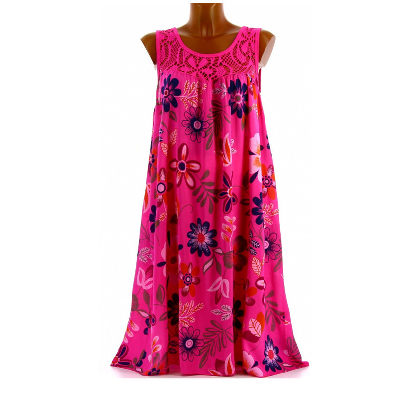 Floral Swing Dress – 4-Way Stretch & Breezy Fit