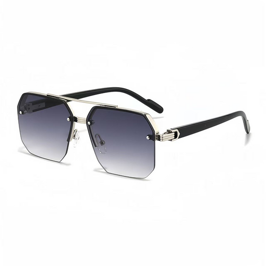 🔥 Pro-Favorite Men's Stylish Geometric Polygon Sunglasses – Metal & PC Frame – UV400 Protection 🕶️