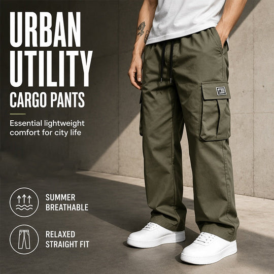 Men's Casual Loose Fit Cargo Pants