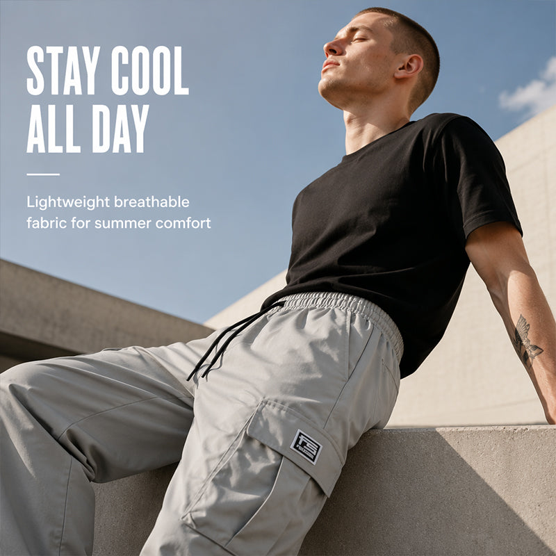 Men's Casual Loose Fit Cargo Pants