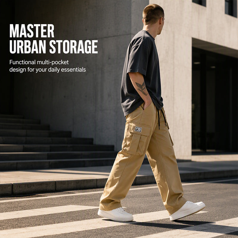 Men's Casual Loose Fit Cargo Pants