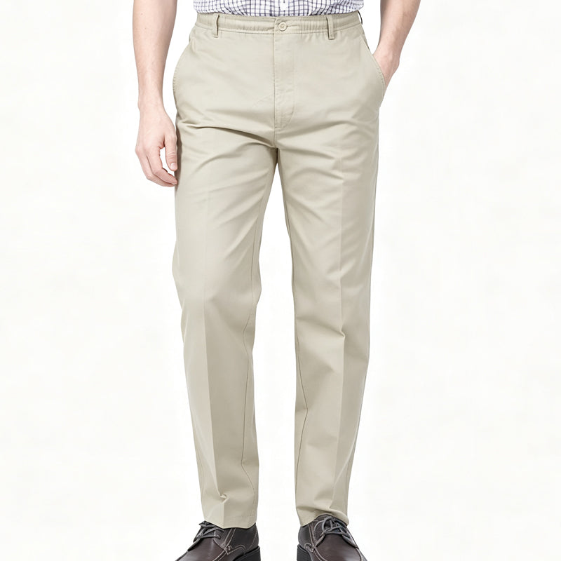 🎉 2026 Sale — Over 28,400 Sold!💞 Men's Slim-Fit Casual Pants with Elastic Waist – Comfortable 👖