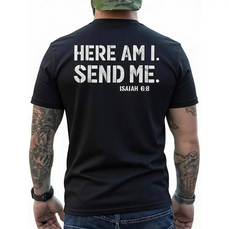 💗LAST DAY SALE 50% OFF⚡Men's Casual Slogan Print T-Shirt