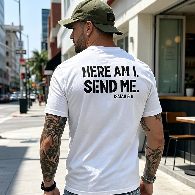💗LAST DAY SALE 50% OFF⚡Men's Casual Slogan Print T-Shirt