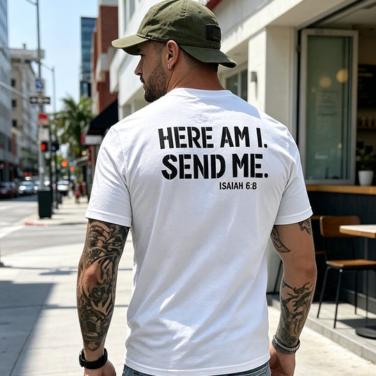 💗LAST DAY SALE 50% OFF⚡Men's Casual Slogan Print T-Shirt