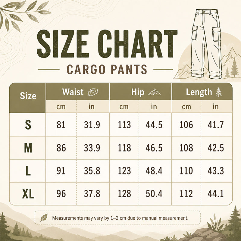 ⏳Time-Limited Special⏰Men's Casual Elastic Waist Cargo Pants