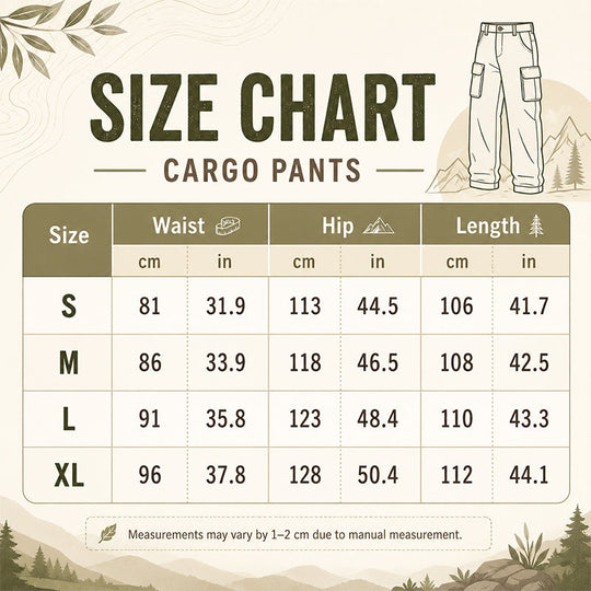 ⏳Time-Limited Special⏰Men's Casual Elastic Waist Cargo Pants
