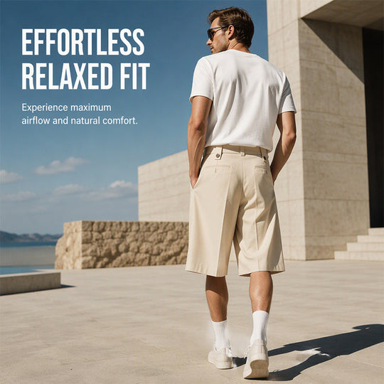 ⌛Limited-Time Offer-Men's Casual Wide Leg Suit Shorts