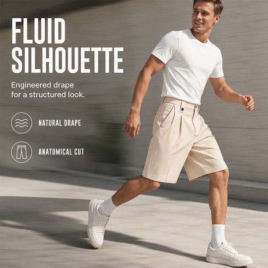 ⌛Limited-Time Offer-Men's Casual Wide Leg Suit Shorts