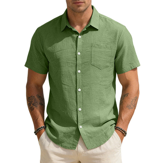 📢📢50% OFF !! ⏰Men's Casual Lightweight Short Sleeve Shirt