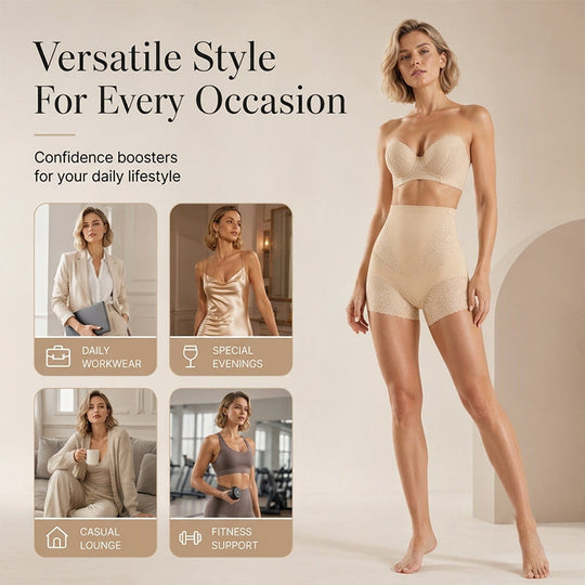 Women's High Waist Tummy Co💃 Instant Silhouette Boost – High-Waist Control Briefs with Gentle Compression. Limited Deal.