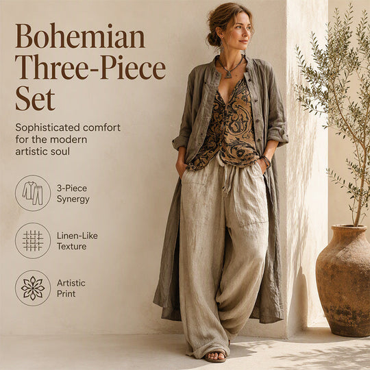Bestseller🏆 3-Piece Boho Set – Versatile Styling & Lasting Quality for Everyday Elegance
