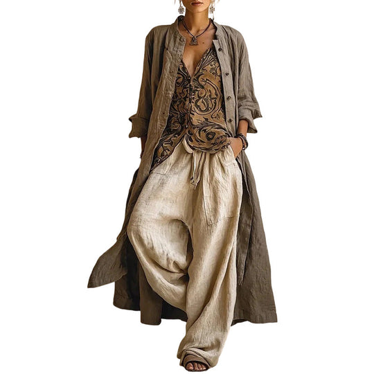 Bestseller🏆 3-Piece Boho Set – Versatile Styling & Lasting Quality for Everyday Elegance