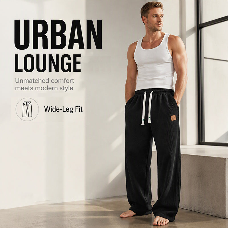👖💨 Men's Casual Wide Leg Sweatpants – Soft fabric, relaxed fit, adjustable waist – streetwear comfort for everyday. 💪