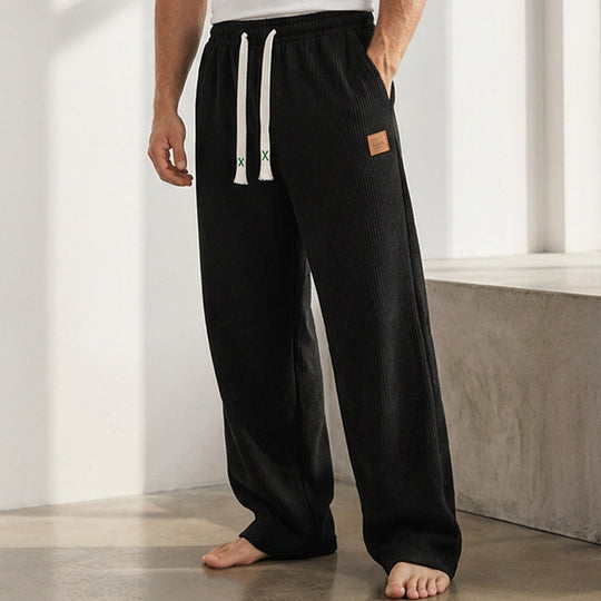 👖💨 Men's Casual Wide Leg Sweatpants – Soft fabric, relaxed fit, adjustable waist – streetwear comfort for everyday. 💪