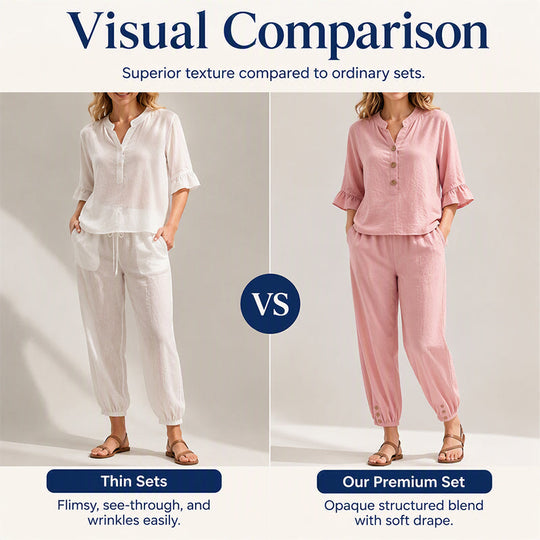 🌺50% OFF! ✨Women's Casual Top & Pants Two-Piece Set