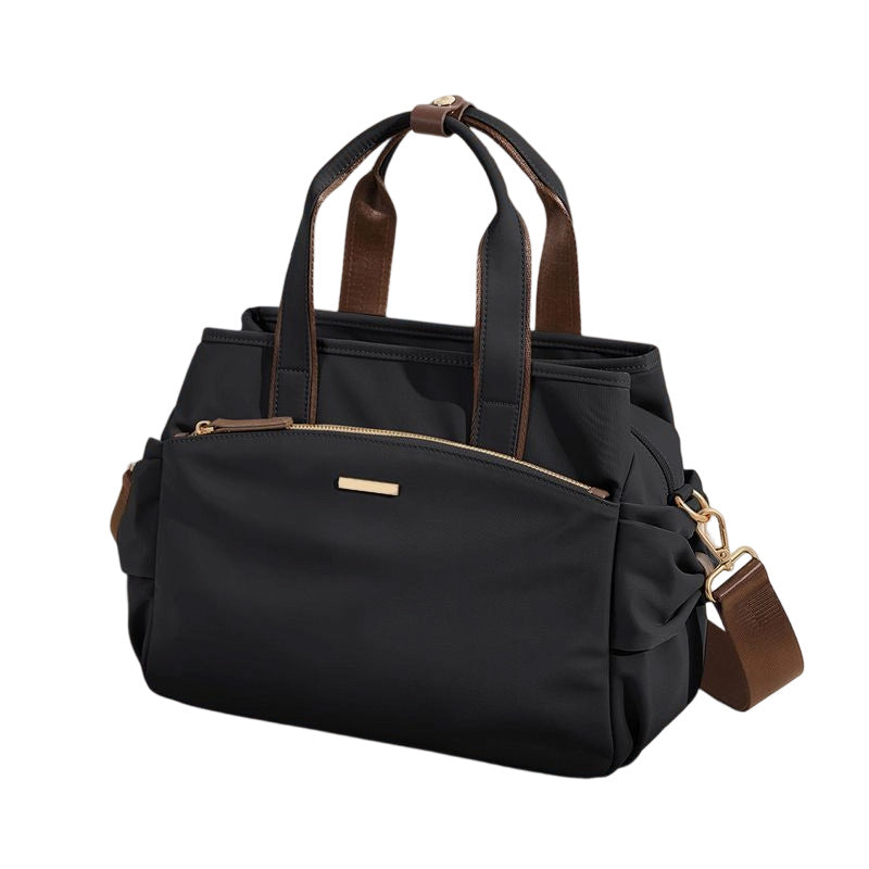 📢📢40% OFF !! ⏰Casual Canvas Tote Bag with Pleated Side Pockets for Women