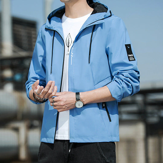 🧥Seasonal Style - Waterproof Hooded Jacket – Rain-Ready Outerwear for Commutes & Casual Outings