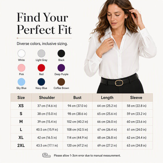 👚New Arrivals - Satin Button-Front Shirt – Soft Fluid Drape & Versatile Pairing for Any Occasion