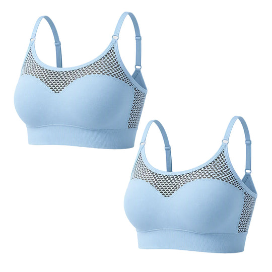 Must-Have🔥🏃‍♀️ Seamless High-Stretch Bra – Medium Support & Cooling Ventilation for Yoga or Gym