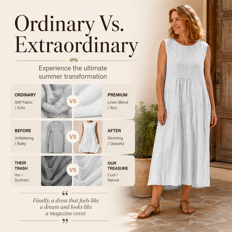 💃2026 Summer New Arrival 50% OFF💥 Women's Sleeveless Linen Dress