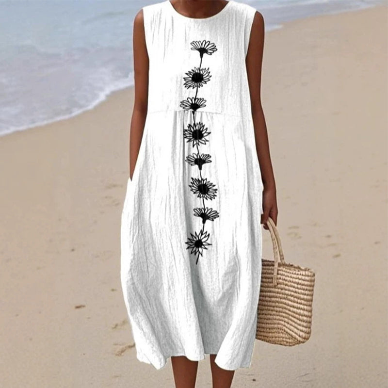 💃2026 Summer New Arrival 50% OFF💥 Women's Sleeveless Linen Dress