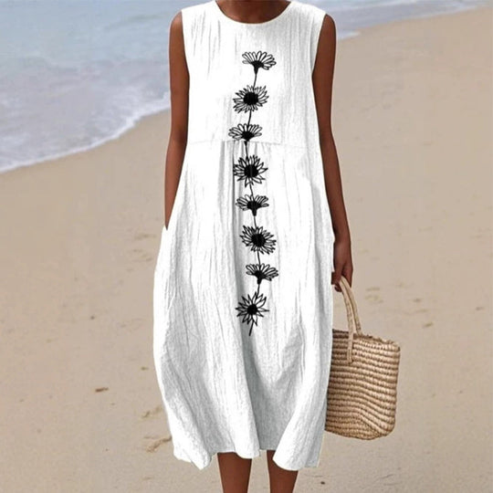 💃2026 Summer New Arrival 50% OFF💥 Women's Sleeveless Linen Dress