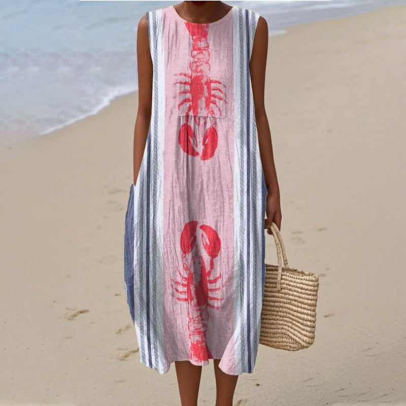 💃2026 Summer New Arrival 50% OFF💥 Women's Sleeveless Linen Dress