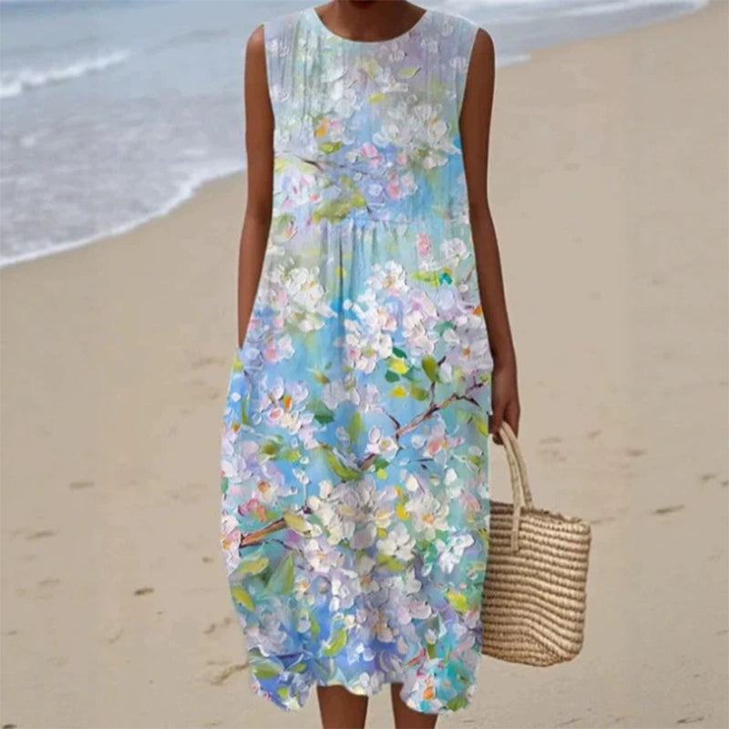 💃2026 Summer New Arrival 50% OFF💥 Women's Sleeveless Linen Dress