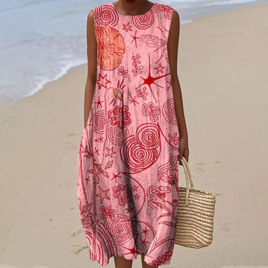 💃2026 Summer New Arrival 50% OFF💥 Women's Sleeveless Linen Dress