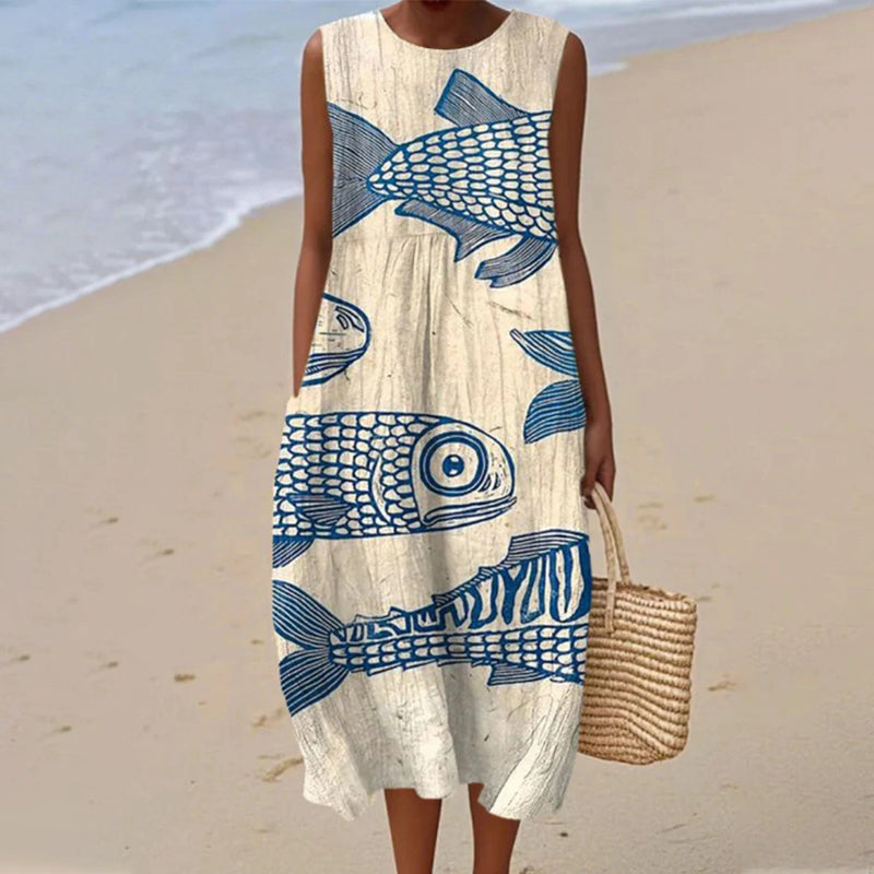 💃2026 Summer New Arrival 50% OFF💥 Women's Sleeveless Linen Dress