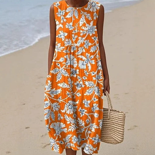 💃2026 Summer New Arrival 50% OFF💥 Women's Sleeveless Linen Dress
