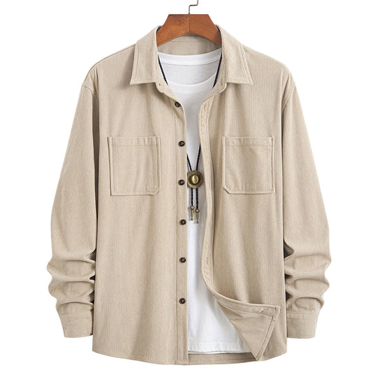 Men's Casual Corduroy Shirt Jacket