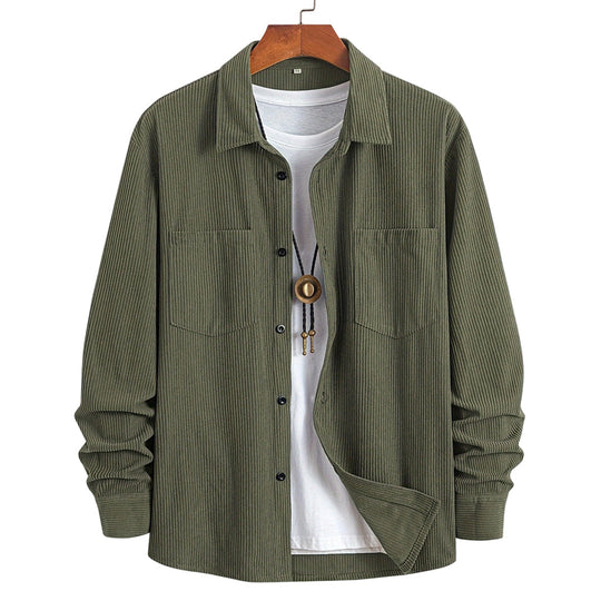 Men's Casual Corduroy Shirt Jacket