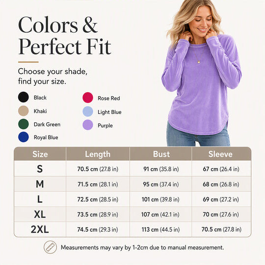 👚Seasonal Style - Relaxed Cotton Crew Top – Breezy Comfort & Easy Pairing with Jeans or Leggings