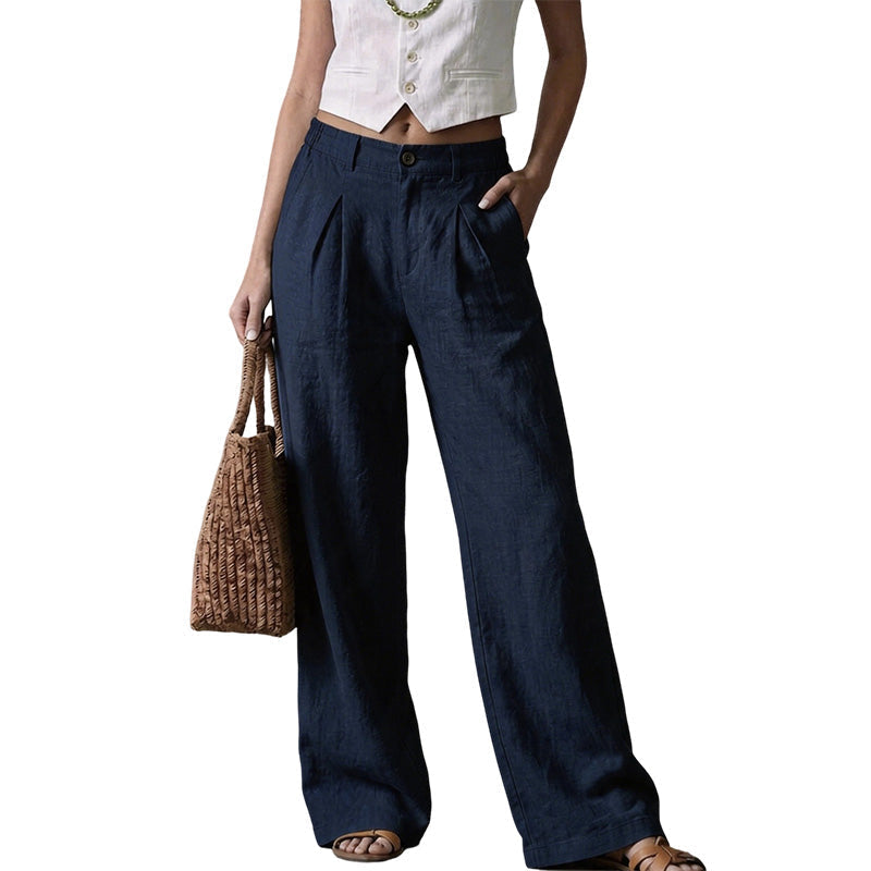 ⌛Limited-Time Offer-Women's Summer Breathable Wide-Leg Pants