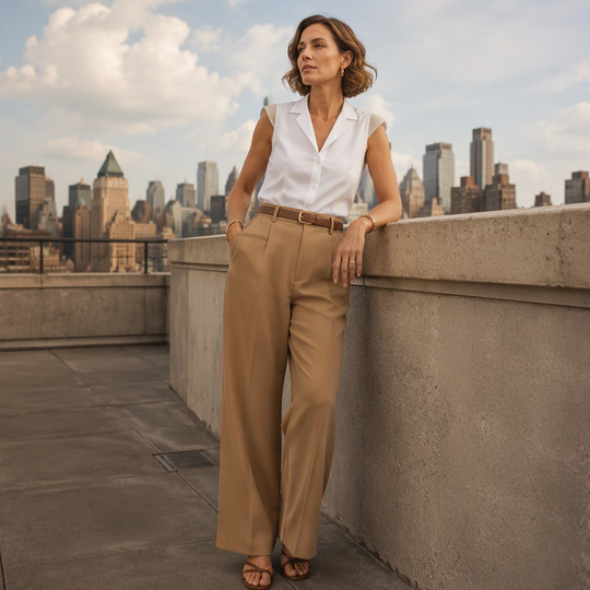 👖 Women's High Waisted Wide Leg Suit Pants– Polished Style Meets Effortless Comfort