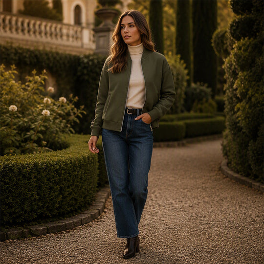 ✨ Women's Casual Zip Up Jacket– Relaxed Everyday Jacket for Effortless Style