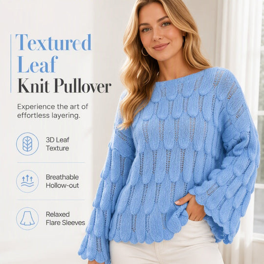 💖Early Autumn’s Sale 50% OFF🧥Women's Hollow Out Slouchy Knit Sweater
