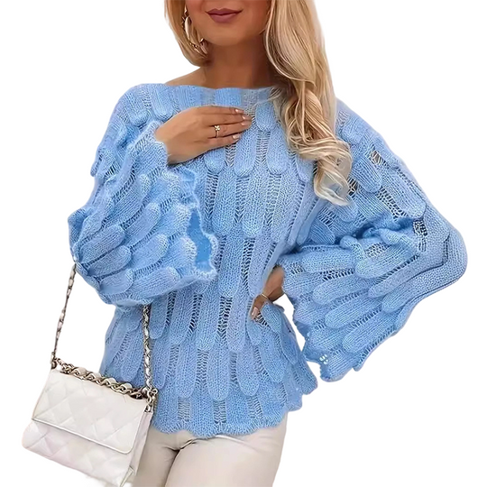 💖Early Autumn’s Sale 50% OFF🧥Women's Hollow Out Slouchy Knit Sweater