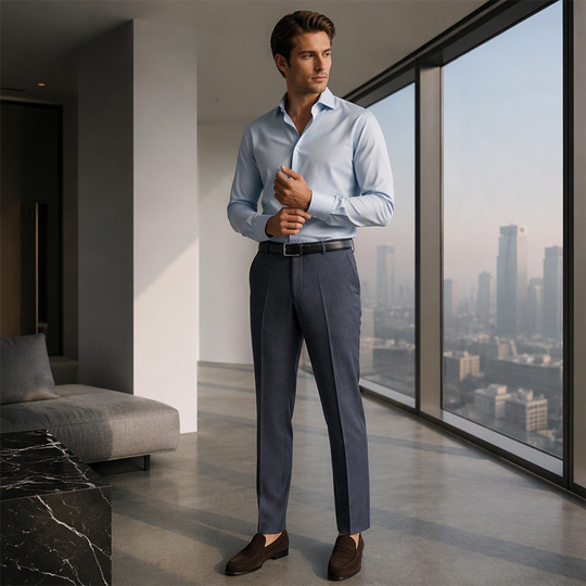 Men's Ice Silk Casual Trousers