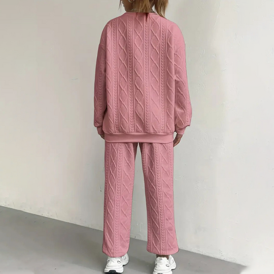 BestSeller🔥 🧵 Cable-knit set with a sweater and pants